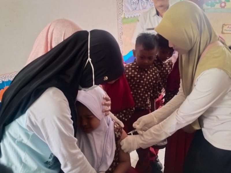 Pelaksanaan BIAS oleh Puskesmas Suboh di SD Negeri 2 Buduan