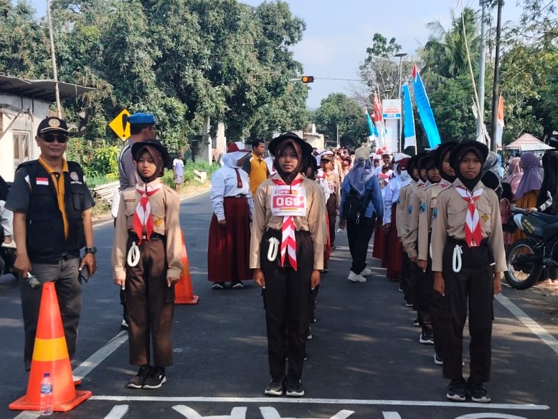 SD Negeri 2 Buduan Raih Juara 3 Lomba Gerak Jalan Putri Tingkat SD/MI Se-Kecamatan Suboh